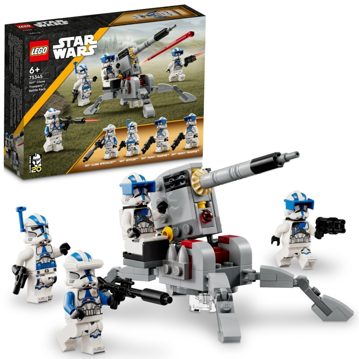 LEGO 501st Clone Troopers Battle Pack 75345 i gruppen LEKER, BARN OG BABY / Leker / Byggeleker / Lego hos TP E-commerce Nordic AB (C15407)