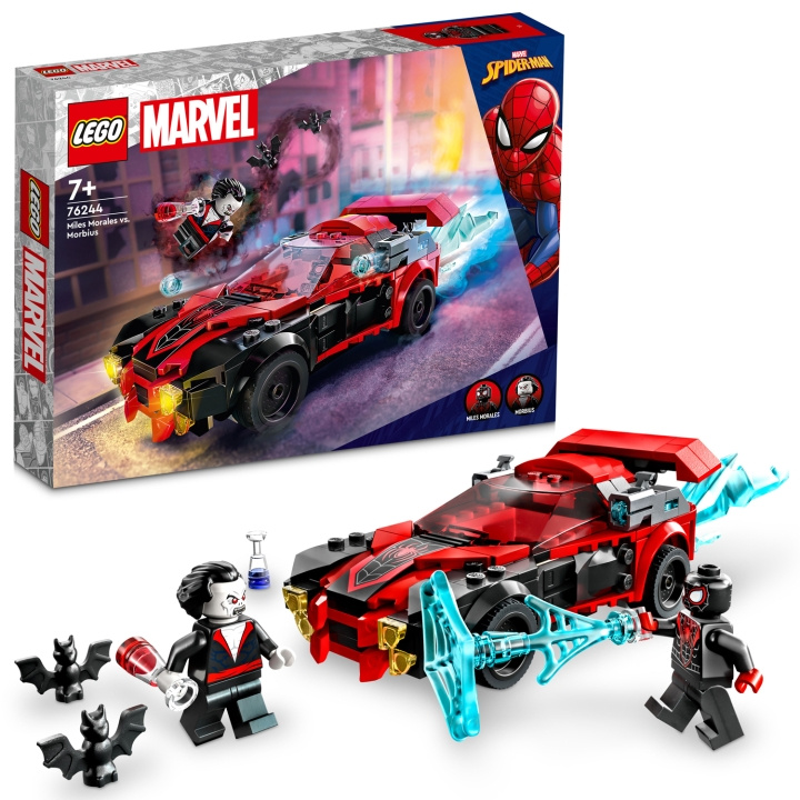 LEGO Miles Morales mot Morbius 76244 i gruppen LEKER, BARN OG BABY / Leker / Byggeleker / Lego hos TP E-commerce Nordic AB (C15412)