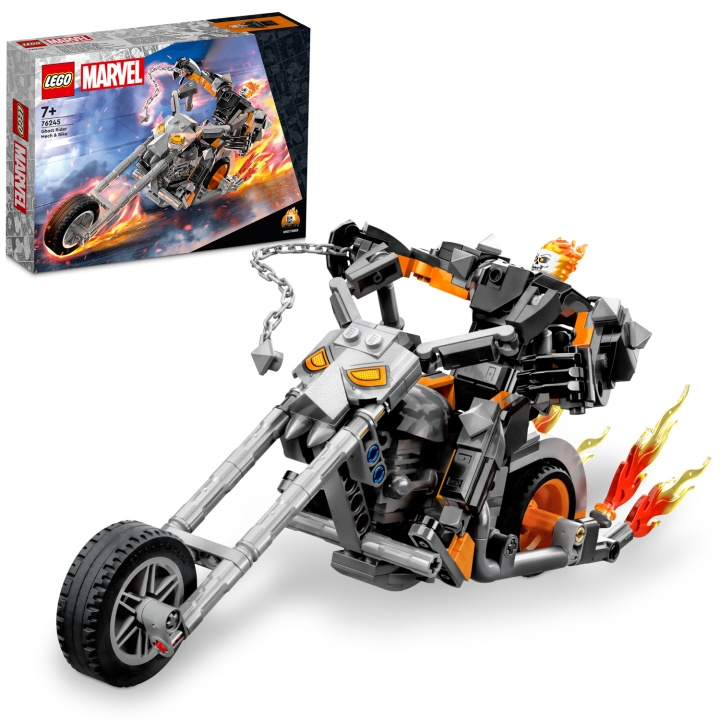 LEGO Ghost Rider robot och cykel 76245 i gruppen LEKER, BARN OG BABY / Leker / Byggeleker / Lego hos TP E-commerce Nordic AB (C15413)