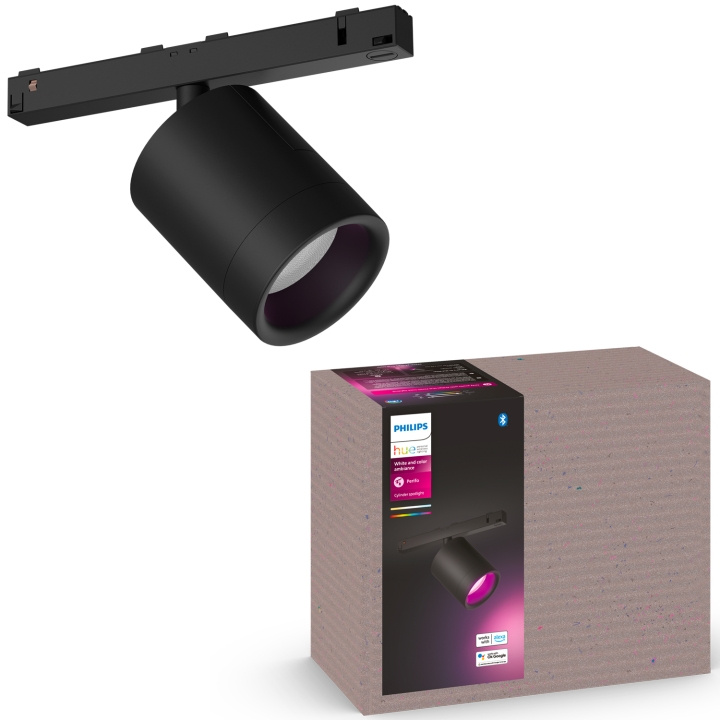 Philips Hue Perifo sylinder spotlight Svart i gruppen HJEM, HUS OG HAGE / Smarthus / Smart belysning hos TP E-commerce Nordic AB (C15433)