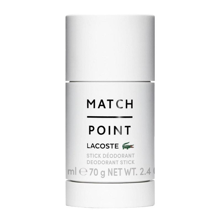 Lacoste Match Point Deodorant Stick 75 ml i gruppen HELSE OG SKJØNNHET / Duft og parfyme / Deodorant / Deo for han hos TP E-commerce Nordic AB (C15448)