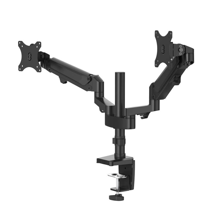 Hama Monitor Holder Performer Twin Black i gruppen Datautstyr / Dataskjerm / Skjermarmer og fester hos TP E-commerce Nordic AB (C15476)