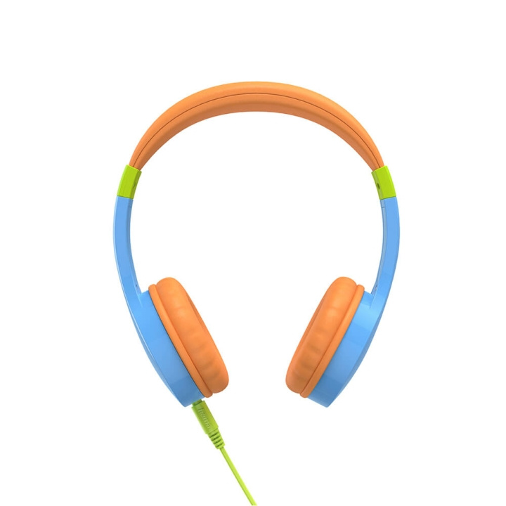 Hama Headphone Teens Guard On-Ear Wired 85dB Blue i gruppen Elektronikk / Lyd & Bilde / Hodetelefoner & Tilbehør / Hodetelefoner hos TP E-commerce Nordic AB (C15522)