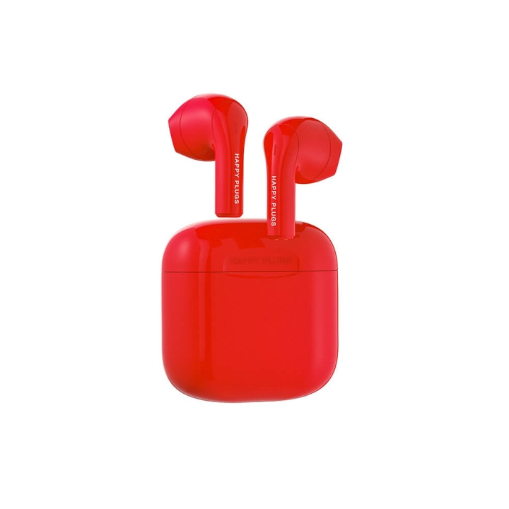 Happy Plugs Joy Hodetelefoner In-Ear TWS Rød i gruppen Elektronikk / Lyd & Bilde / Hodetelefoner & Tilbehør / Hodetelefoner hos TP E-commerce Nordic AB (C15590)