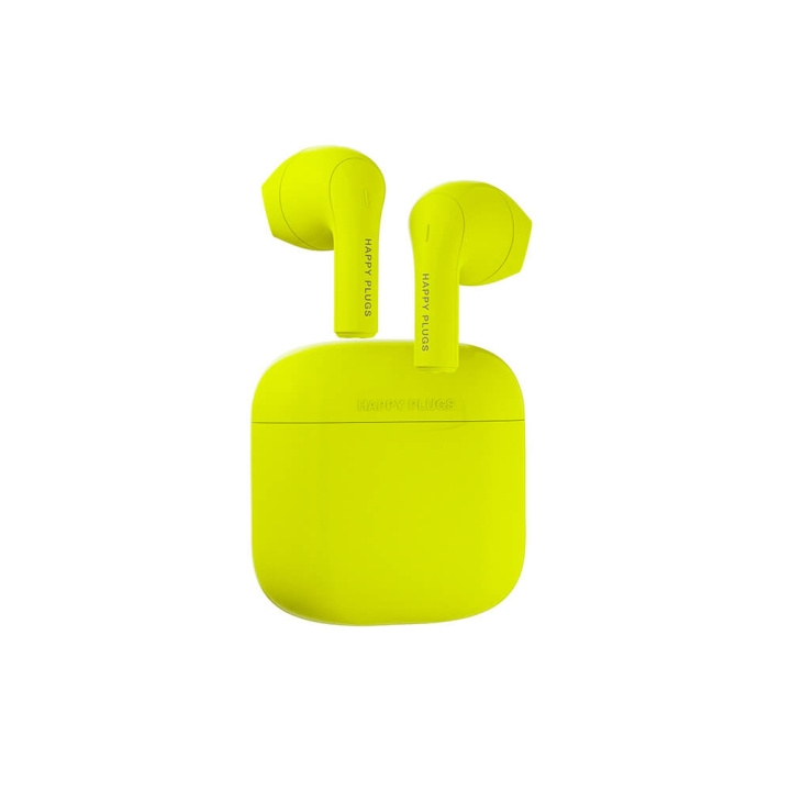 Happy Plugs Joy Hodetelefoner In-Ear TWS Neon Gul i gruppen Elektronikk / Lyd & Bilde / Hodetelefoner & Tilbehør / Hodetelefoner hos TP E-commerce Nordic AB (C15592)