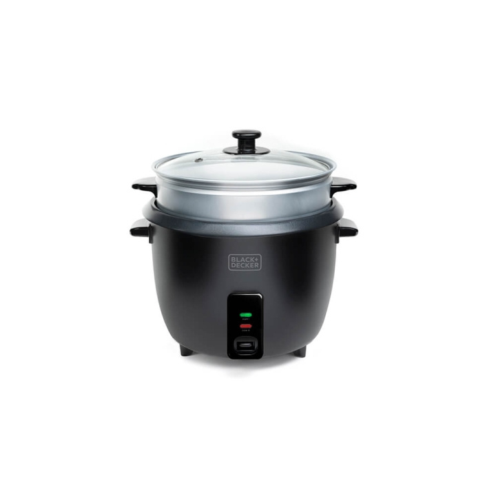 BLACK+DECKER Riskokier 1,8L Svart i gruppen HJEM, HUS OG HAGE / Husholdningsapparater / Ris- og eggkokere hos TP E-commerce Nordic AB (C15608)