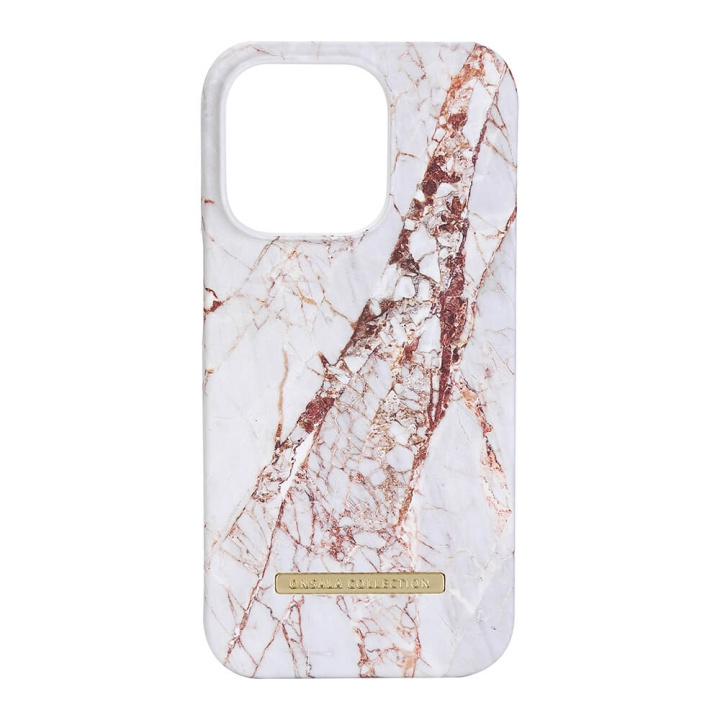 ONSALA Mobildeksel iPhone 14 Pro White Rino Marble i gruppen SMARTTELEFON & NETTBRETT / Mobilbeskyttelse / Apple / iPhone 14 hos TP E-commerce Nordic AB (C15660)