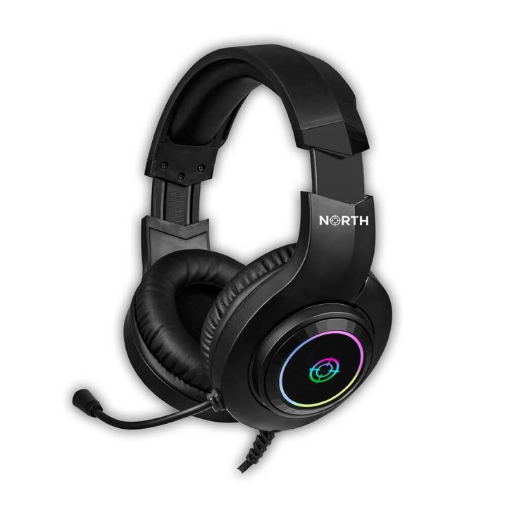North Gaming-Headset H100 RGB i gruppen Datautstyr / GAMING / Headset hos TP E-commerce Nordic AB (C15681)