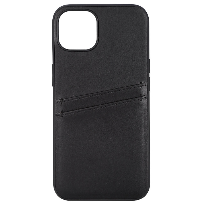 Buffalo Mobideksel PU Svart - iPhone 13 i gruppen SMARTTELEFON & NETTBRETT / Mobilbeskyttelse / Apple / iPhone 13 / Deksel hos TP E-commerce Nordic AB (C15722)