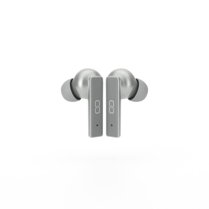 LEDWOOD Hodetelefoner Titan TWS True Wireless In-Ear Sølv i gruppen Elektronikk / Lyd & Bilde / Hodetelefoner & Tilbehør / Hodetelefoner hos TP E-commerce Nordic AB (C15787)