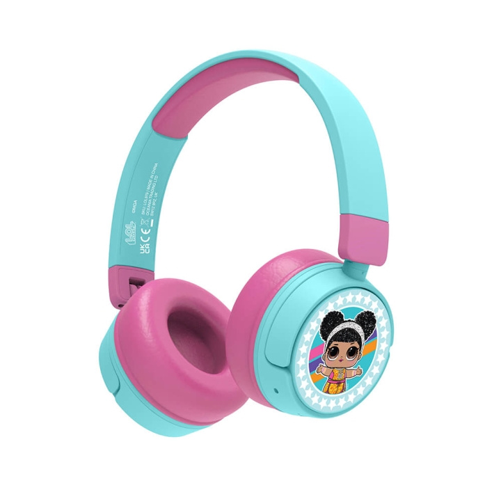 LOL Headphone On-Ear Junior Wireless 85dB/95dB Sharing Aux i gruppen Elektronikk / Lyd & Bilde / Hodetelefoner & Tilbehør / Hodetelefoner hos TP E-commerce Nordic AB (C15797)