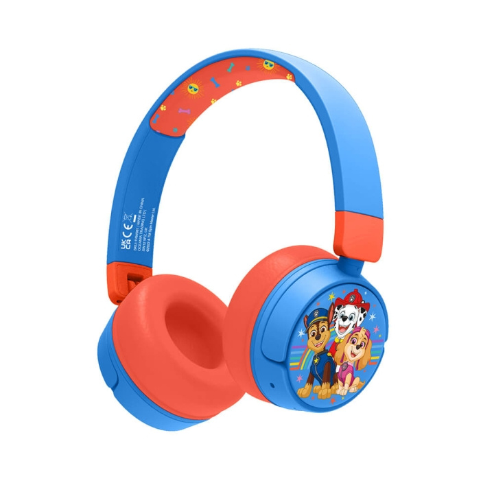 Paw Patrol Hodetelefon On-Ear Junior Trådløs 85dB/95dB i gruppen Elektronikk / Lyd & Bilde / Hodetelefoner & Tilbehør / Hodetelefoner hos TP E-commerce Nordic AB (C15798)