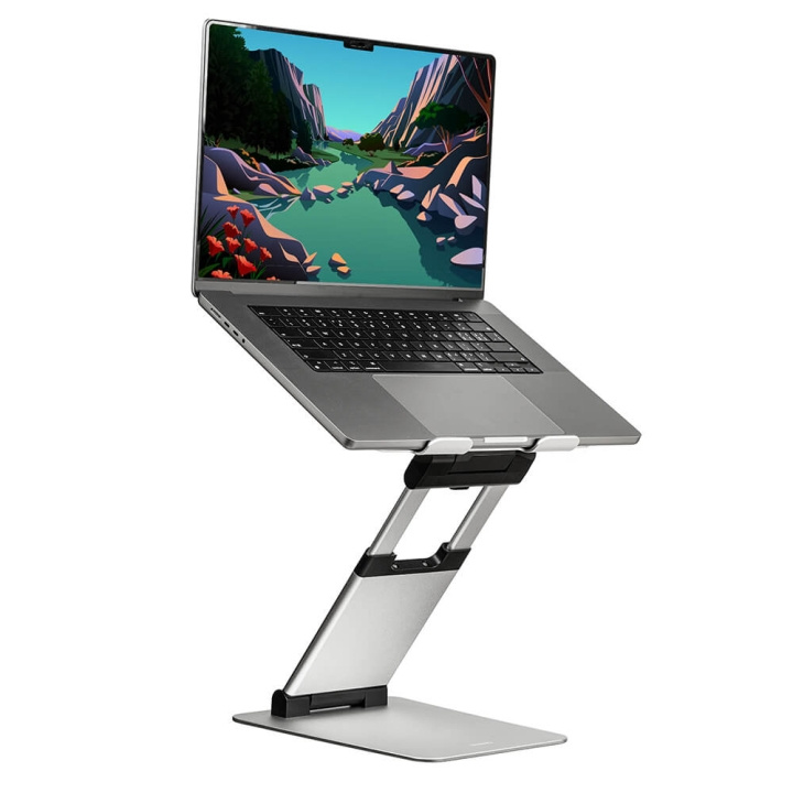 Desire2 Laptopstativ Supreme Sit-Stand Aluminium i gruppen Datautstyr / Bærbare datamaskiner og tilbehør / Stativ og kjøleplater hos TP E-commerce Nordic AB (C15804)
