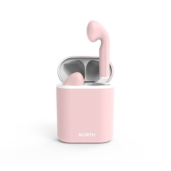 North True Wireless Øreplugger TOUCH ONE Rosa i gruppen Elektronikk / Lyd & Bilde / Hodetelefoner & Tilbehør / Hodetelefoner hos TP E-commerce Nordic AB (C15808)