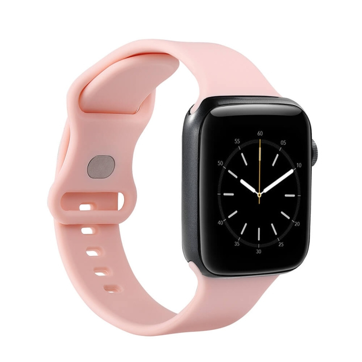Gear Klokkearmbånd Silikon Apple Watch 38/40/41mm Rosa i gruppen SPORT, FRITID & HOBBY / Smartwatch og Aktivitetsmålere / Tilbehør hos TP E-commerce Nordic AB (C15824)