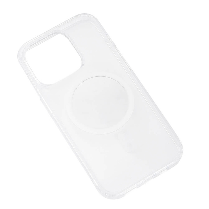 GEAR Mobildeksel TPU MagSeries Transparent - iPhone 14 Pro i gruppen SMARTTELEFON & NETTBRETT / Mobilbeskyttelse / Apple / iPhone 14 hos TP E-commerce Nordic AB (C15834)