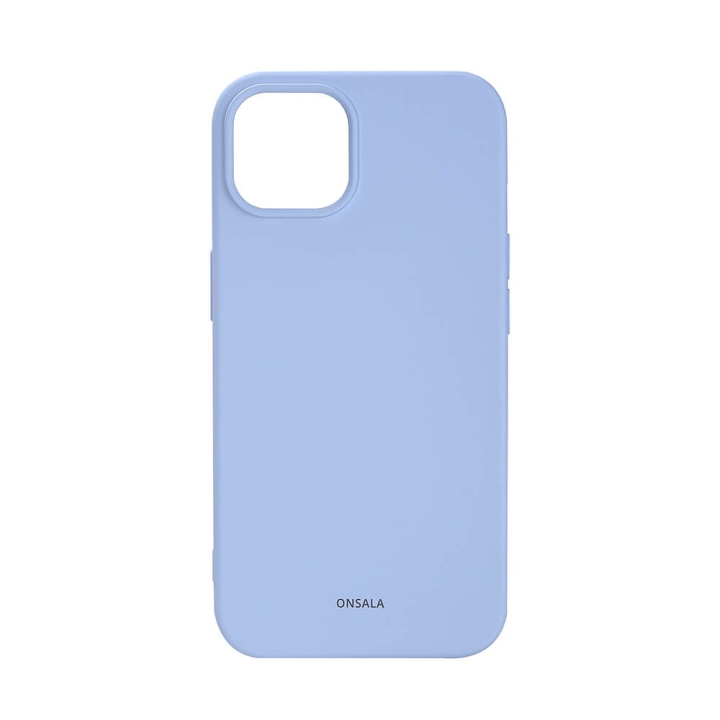 ONSALA Mobildeksel Silikon Light Blue - iPhone 13/14 i gruppen SMARTTELEFON & NETTBRETT / Mobilbeskyttelse / Apple / iPhone 14 hos TP E-commerce Nordic AB (C15853)