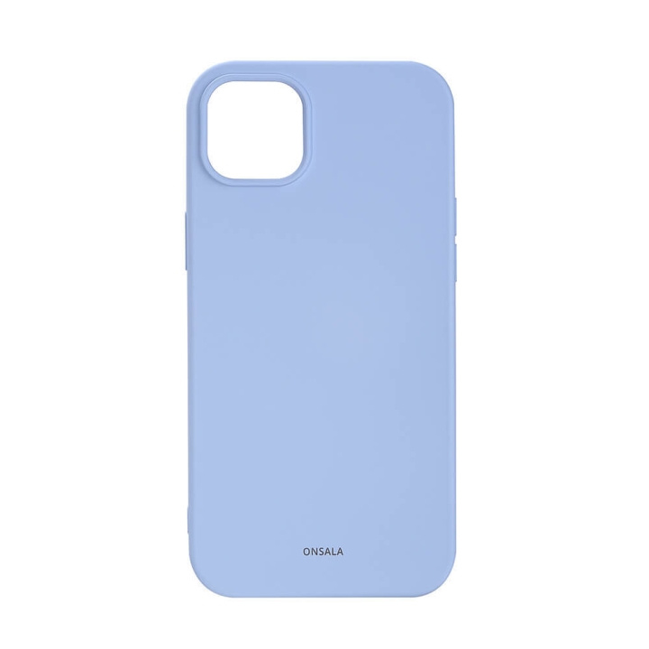 ONSALA Mobildeksel Silikon Light Blue - iPhone 14 Plus i gruppen SMARTTELEFON & NETTBRETT / Mobilbeskyttelse / Apple / iPhone 14 hos TP E-commerce Nordic AB (C15854)