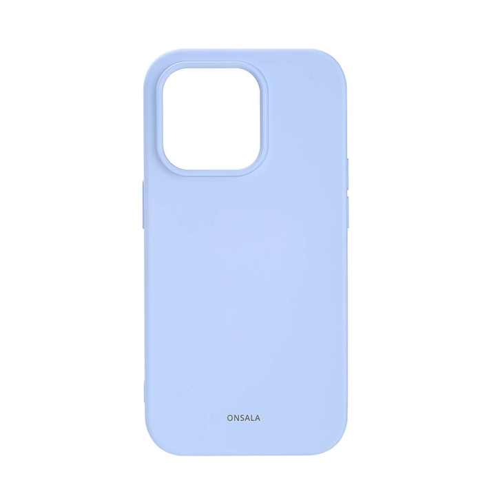 ONSALA Mobildeksel Silikon Light Blue - iPhone 14 Pro i gruppen SMARTTELEFON & NETTBRETT / Mobilbeskyttelse / Apple / iPhone 14 hos TP E-commerce Nordic AB (C15855)