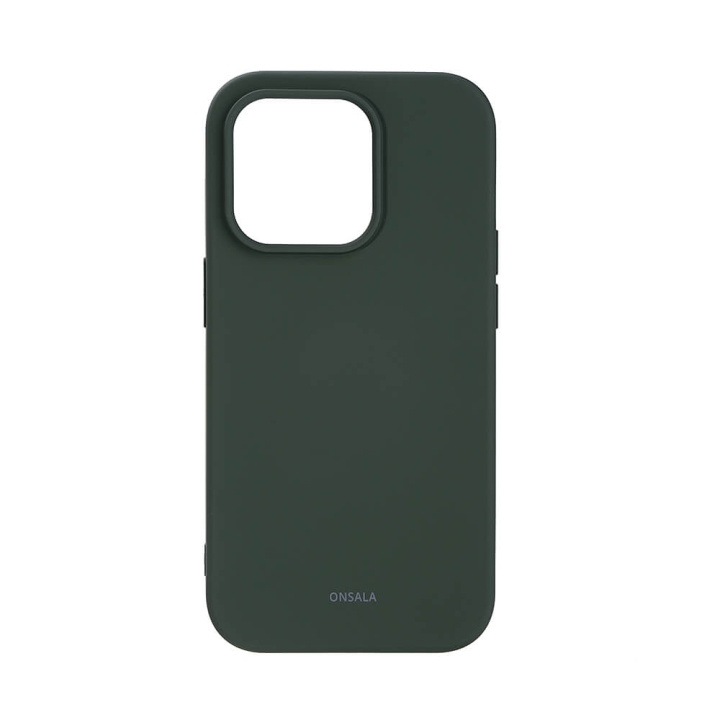 ONSALA Mobildeksel Silikon Olive Green - iPhone 14 Pro i gruppen SMARTTELEFON & NETTBRETT / Mobilbeskyttelse / Apple / iPhone 14 hos TP E-commerce Nordic AB (C15859)