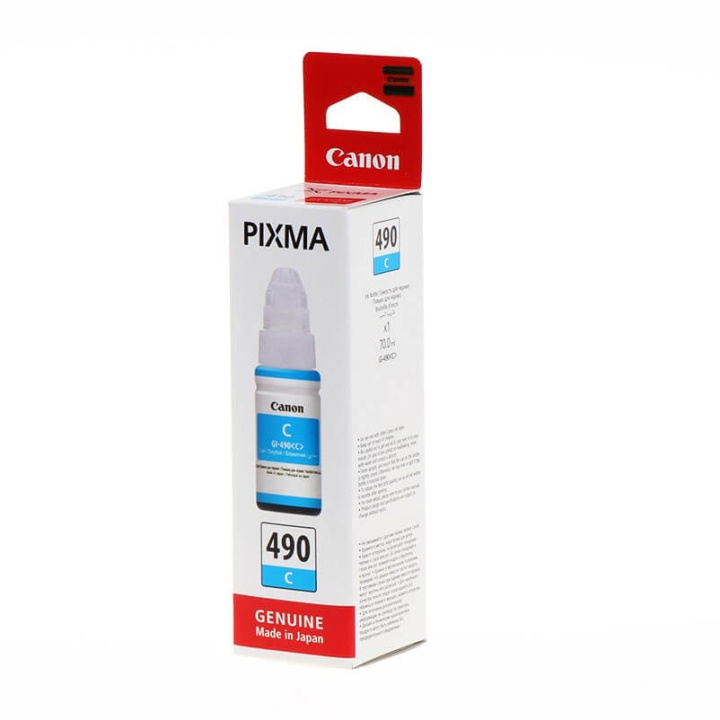 Canon Blekk 0664C001 GI-490 Cyan i gruppen Datautstyr / Skrivere og tilbehør / Blekk og toner / Blekkpatroner / Canon hos TP E-commerce Nordic AB (C15897)