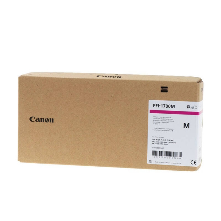 Canon Blekk 0777C001 PFI-1700 Magenta i gruppen Datautstyr / Skrivere og tilbehør / Blekk og toner / Blekkpatroner / Canon hos TP E-commerce Nordic AB (C15903)