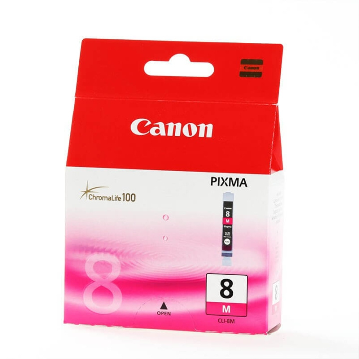 Canon Blekk 0622B001 CLI-8 Magenta i gruppen Datautstyr / Skrivere og tilbehør / Blekk og toner / Blekkpatroner / Canon hos TP E-commerce Nordic AB (C15970)