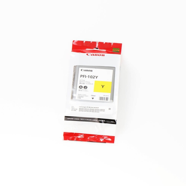 Canon Ink 0898B001 PFI-102 Yellow i gruppen Datautstyr / Skrivere og tilbehør / Blekk og toner / Blekkpatroner / Canon hos TP E-commerce Nordic AB (C15980)