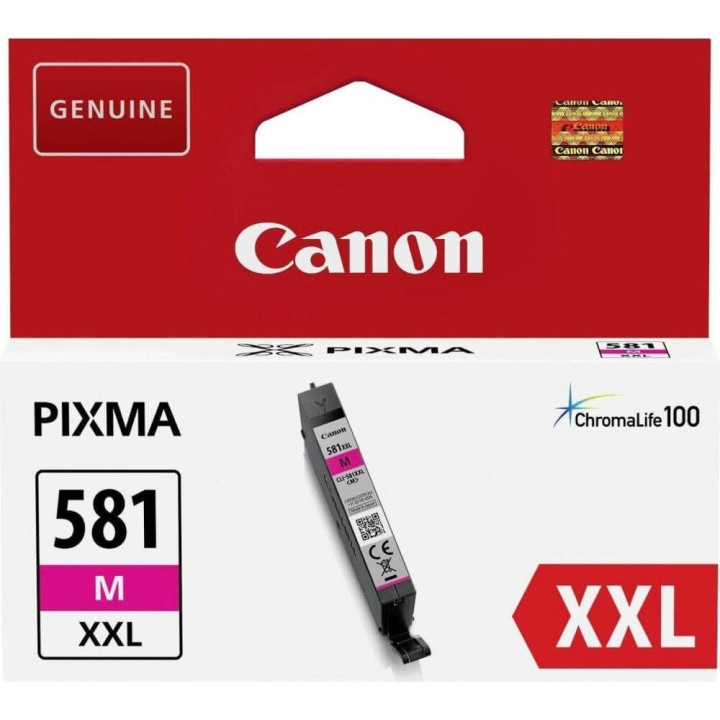 Canon Blekk 1996C001 CLI-581XXL Magenta i gruppen Datautstyr / Skrivere og tilbehør / Blekk og toner / Blekkpatroner / Canon hos TP E-commerce Nordic AB (C15991)