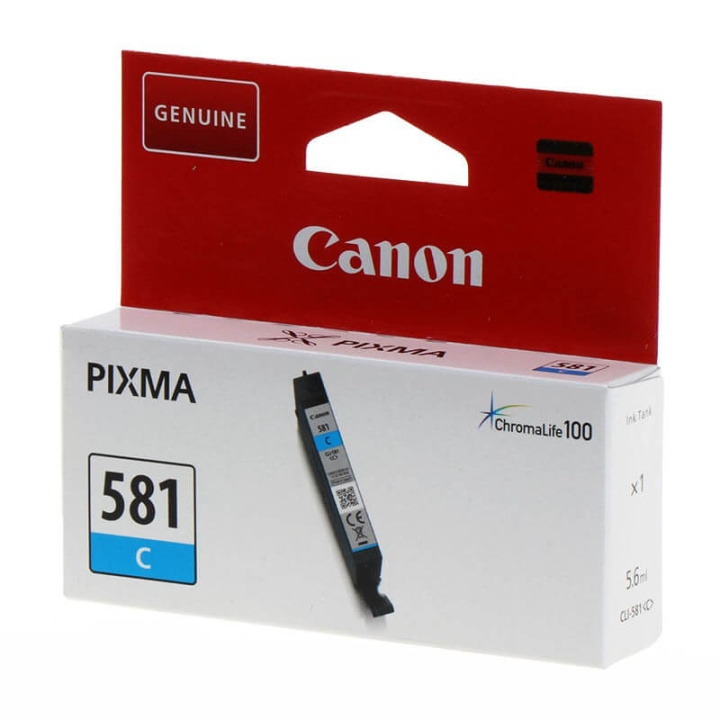 Canon Blekk 2103C001 CLI-581 Cyan i gruppen Datautstyr / Skrivere og tilbehør / Blekk og toner / Blekkpatroner / Canon hos TP E-commerce Nordic AB (C16005)