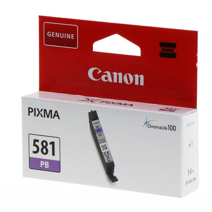 Canon Blekk 2107C001 CLI-581 Photo Blå i gruppen Datautstyr / Skrivere og tilbehør / Blekk og toner / Blekkpatroner / Canon hos TP E-commerce Nordic AB (C16011)