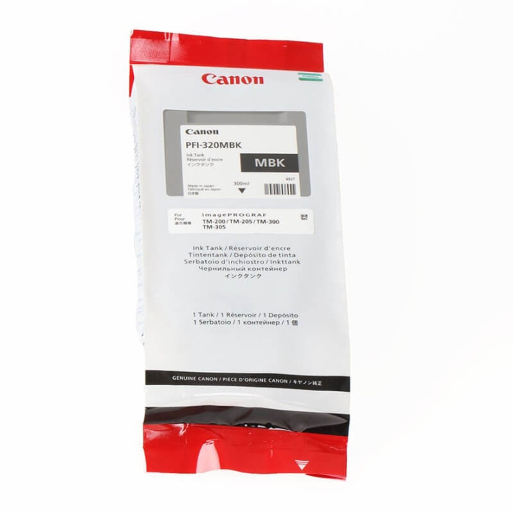 Canon Blekk 2889C001 PFI-320 Matt svart i gruppen Datautstyr / Skrivere og tilbehør / Blekk og toner / Blekkpatroner / Canon hos TP E-commerce Nordic AB (C16029)