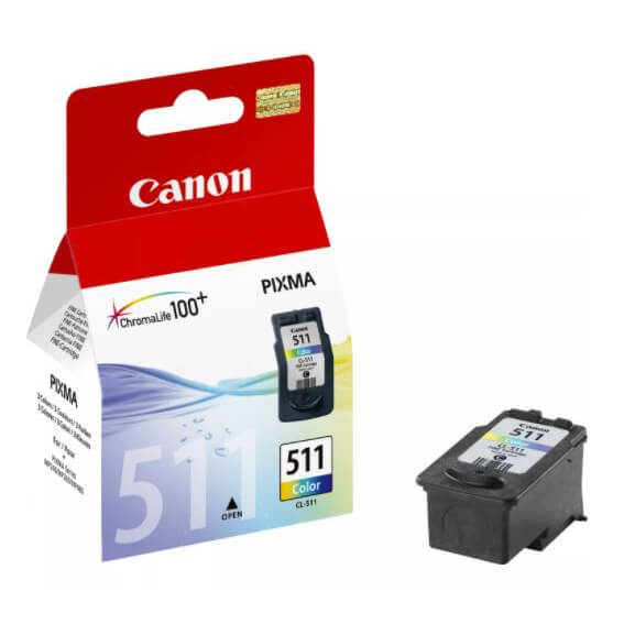 Canon Blekk 2972B001 CL-511 Farge C/M/Y i gruppen Datautstyr / Skrivere og tilbehør / Blekk og toner / Blekkpatroner / Canon hos TP E-commerce Nordic AB (C16046)