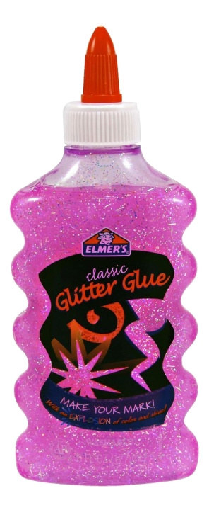 ELMER\'S Glitterlim Rosa, 177 ml, Lim i gruppen LEKER, BARN OG BABY / Leker / Håndtverk hos TP E-commerce Nordic AB (C16163)