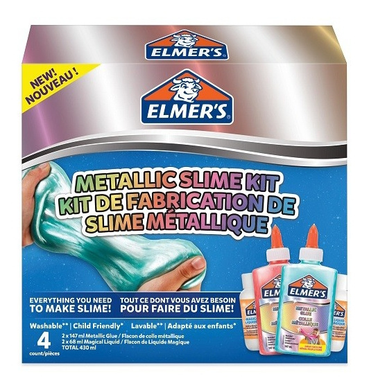 elmers Metallic slime-sett, blågrønn/rosa i gruppen LEKER, BARN OG BABY / Leker / Håndtverk hos TP E-commerce Nordic AB (C16175)