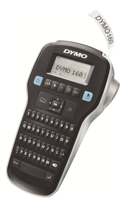 DYMO® LabelManager 160 Label maker Kit Qwerty i gruppen Datautstyr / Skrivere og tilbehør / Skrivere / Strekkode- og etikettskrivere hos TP E-commerce Nordic AB (C16189)