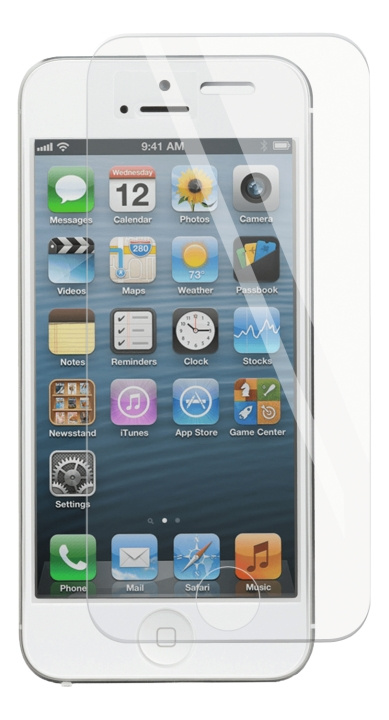 Essentials iPhone SE/5/5S, herdet glass i gruppen SMARTTELEFON & NETTBRETT / Mobilbeskyttelse / Apple / iPhone 5/5S/SE / Skjermbeskyttelse hos TP E-commerce Nordic AB (C16199)