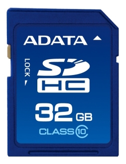 ADATA memory card, SDHC, 32GB, UHS speed class 1, speed class 10, blue i gruppen Elektronikk / Lagringsmedia / Minnekort / SD/SDHC/SDXC hos TP E-commerce Nordic AB (C16234)