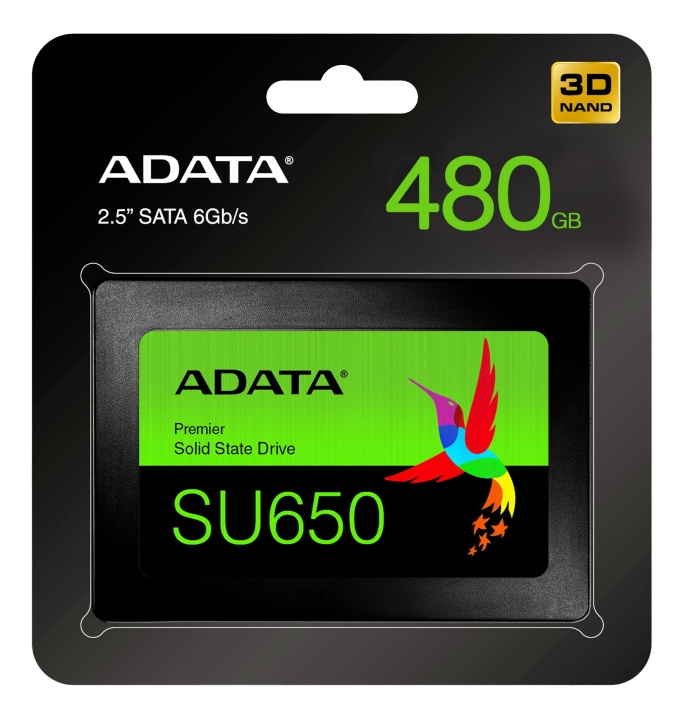 ADATA SU650 480 GB SSD i gruppen Datautstyr / PC-Komponenter / Harddisker / SSD hos TP E-commerce Nordic AB (C16243)
