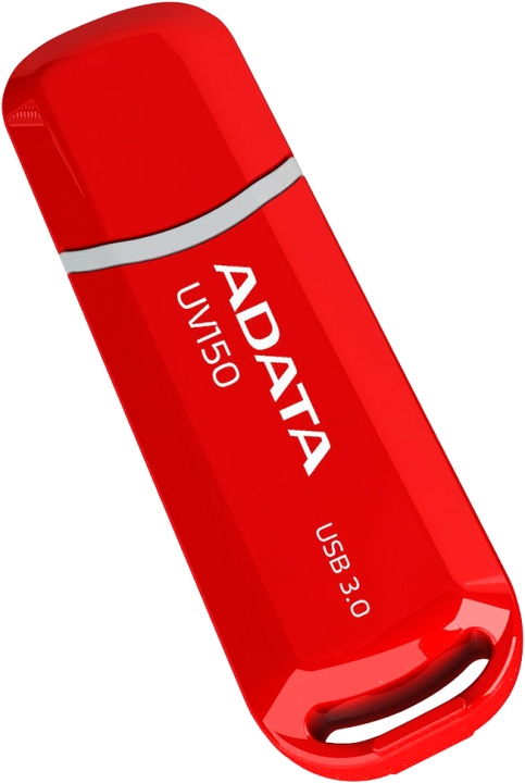 ADATA UV150 USB connector, 32GB, USB 3.0, red i gruppen Elektronikk / Lagringsmedia / USB-Pinner / USB 3.0 hos TP E-commerce Nordic AB (C16265)