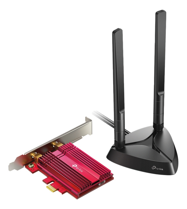 tplink Archer TX3000E, Wi-Fi 6 Bluetooth 5.0 PCIe-adapter i gruppen Datautstyr / Nettverk / Nettverkskort / PCI Express trådløse hos TP E-commerce Nordic AB (C16270)