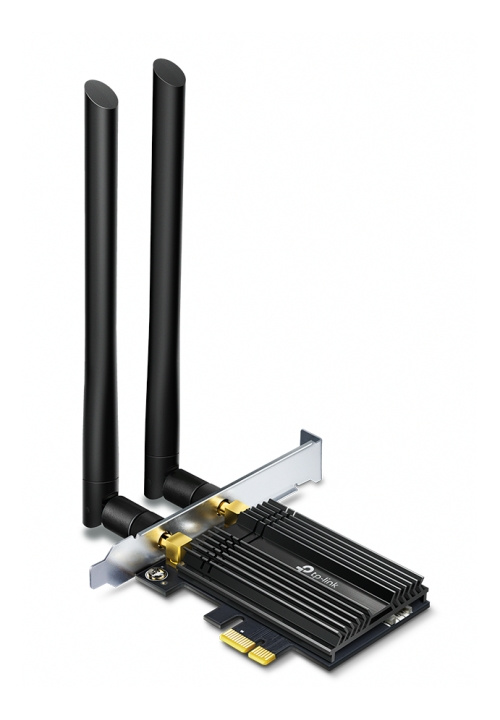 tplink TX50E, AX3000 Wi-Fi 6 Bluetooth 5.0 PCIe-adapter, svart i gruppen Datautstyr / Nettverk / Nettverkskort / PCI Express trådløse hos TP E-commerce Nordic AB (C16271)