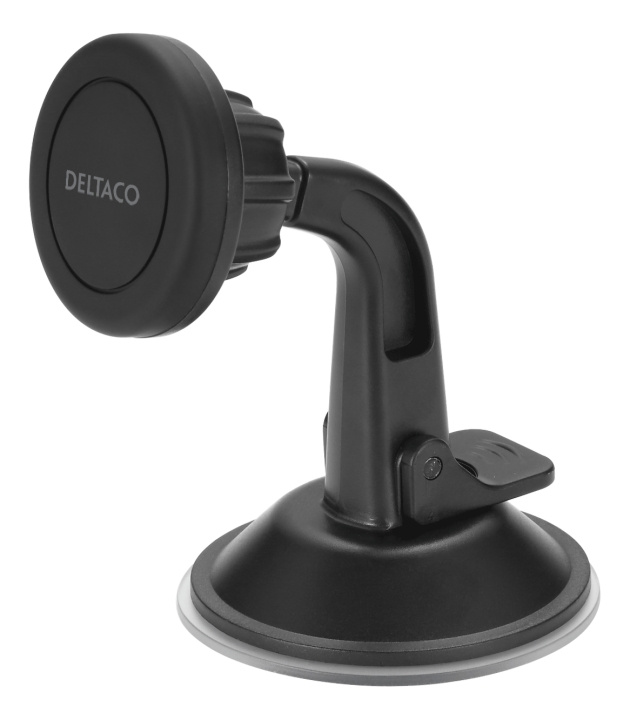 DELTACO magnetic car holder, suction mount, for mobile phone, black i gruppen Bil / Bilholder / Bilholdere smarttelefon hos TP E-commerce Nordic AB (C16310)