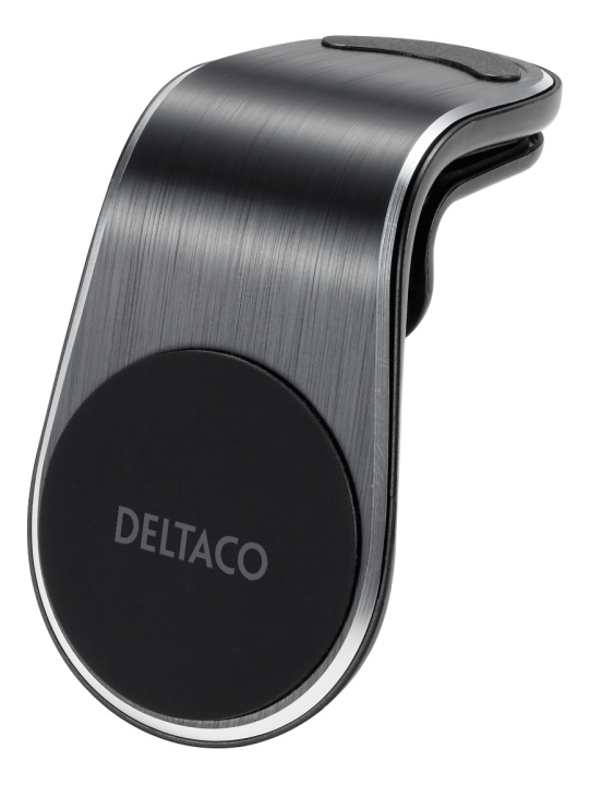 DELTACO magnetic car holder, angled air vent mount, for mobile, black i gruppen Bil / Bilholder / Bilholdere smarttelefon hos TP E-commerce Nordic AB (C16311)
