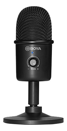 BOYA Mini USB-mikrofon BY-CM3 svart i gruppen Datautstyr / Datamaskin Tilbehør / Mikrofoner hos TP E-commerce Nordic AB (C16324)