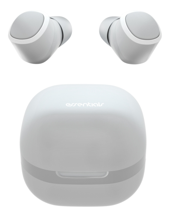 Essentials True Wireless Stereo in-ear, IPX6, doble ørepropper, hvit i gruppen Elektronikk / Lyd & Bilde / Hodetelefoner & Tilbehør / Hodetelefoner hos TP E-commerce Nordic AB (C16410)