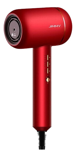 Jimmy Hair Dryer F6 1800 W, Ruby Red, Max Air Speed i gruppen HELSE OG SKJØNNHET / Hår & styling / Stylingverktøy / Hårfønere hos TP E-commerce Nordic AB (C16419)