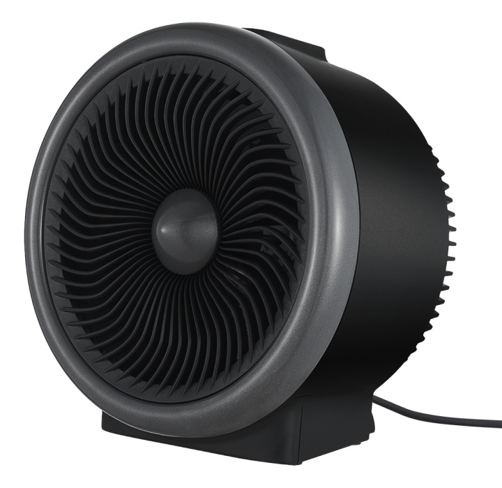 NORDIC HOME HTR-520, varme- og kjølevifte med virvelteknologi for bedre luftstrøm, 2000W, svart i gruppen HJEM, HUS OG HAGE / Vifter og klimaprodukter / Vifteovner hos TP E-commerce Nordic AB (C16464)