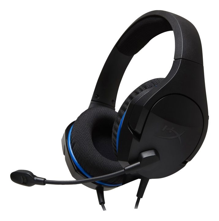 HyperX Cloud Stinger Core Gaming-hodesett for PS4, svart/blå i gruppen Datautstyr / GAMING / Headset hos TP E-commerce Nordic AB (C16472)