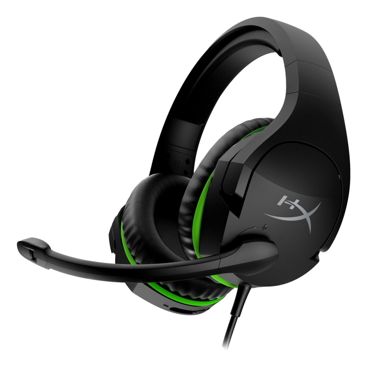 HyperX CloudX Stinger Gaming Headset, svart/grønn i gruppen Elektronikk / TV-spill & tilbehør / Xbox Series X / Tilbehør hos TP E-commerce Nordic AB (C16487)